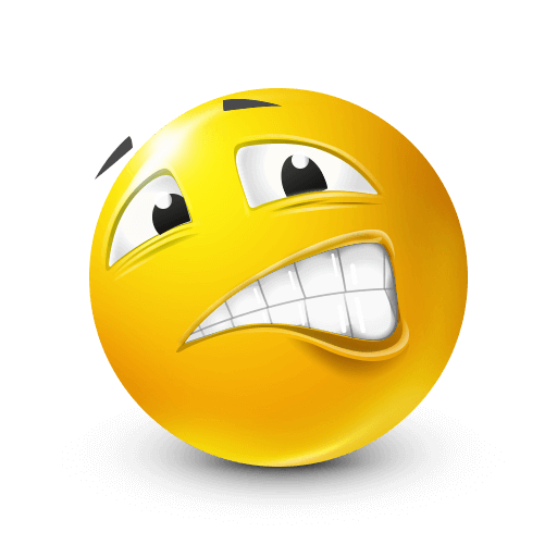 shocked yellow face Emoji