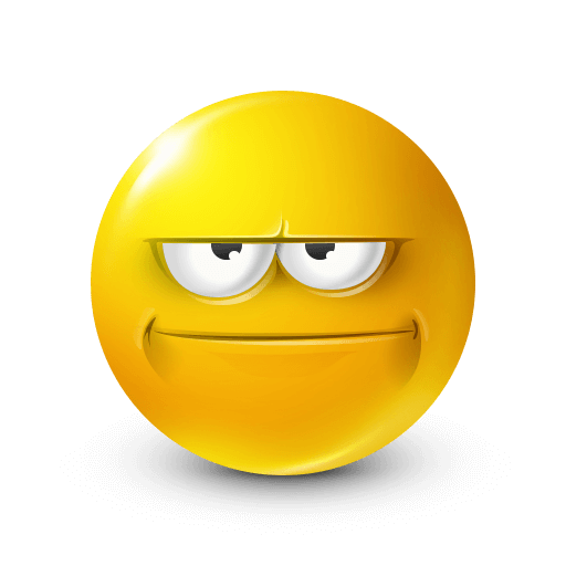 Displeased Yellow Emoji