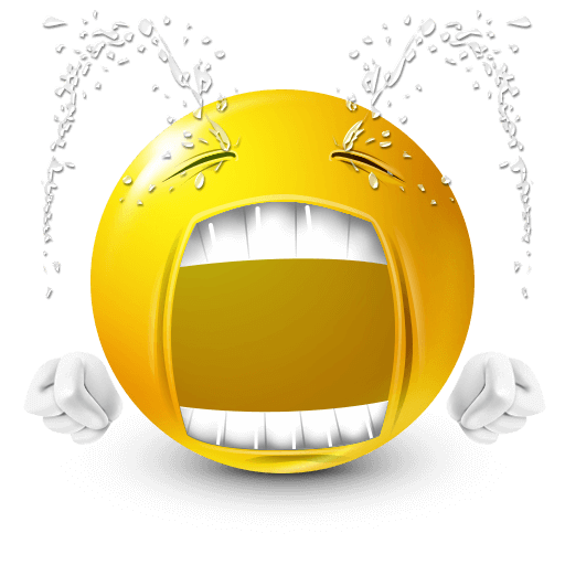 Crying yellow emoji