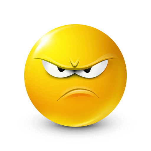 Yellow Emoticon Frown Emoji