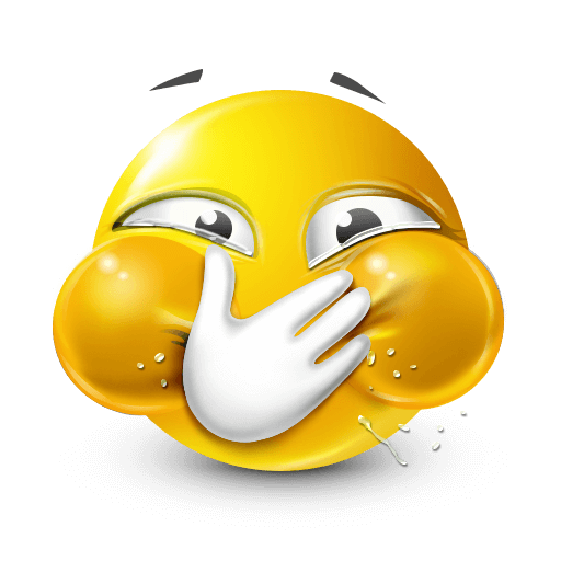 Holding Back Yellow Emoji