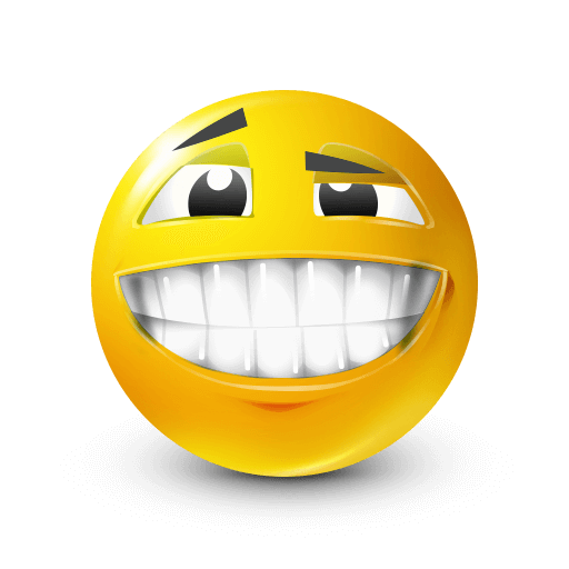 Big Grin Yellow Emoji