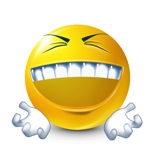 Squinting Laugh Yellow Emoji
