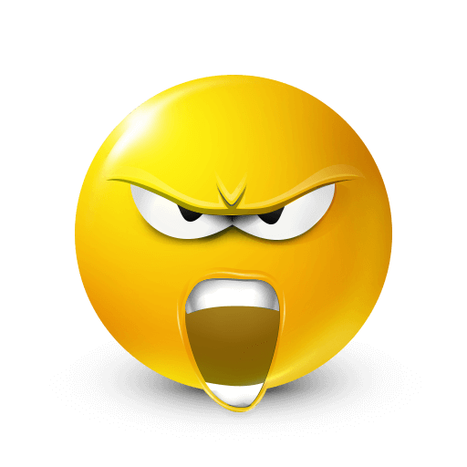 Angry Yellow Emoji
