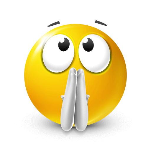 Yellow Praying Emoji