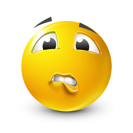Yellow Quivering Lip Emoji
