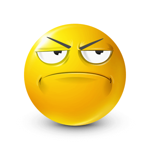 Unamused Yellow Face
