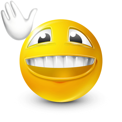 Waving Hello Emoji