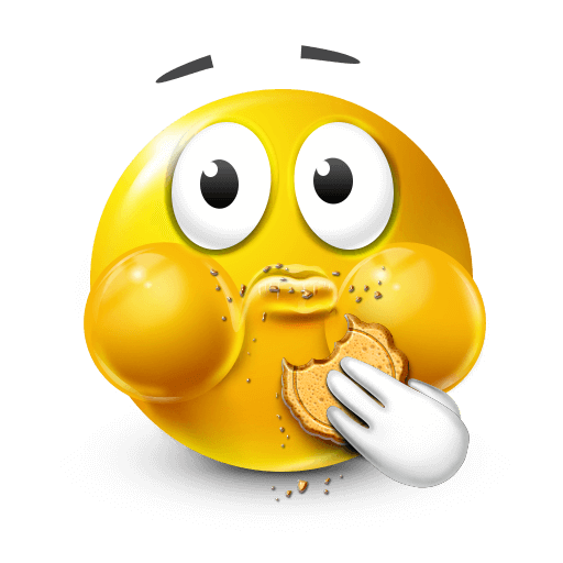 Yellow Cookie Emoji