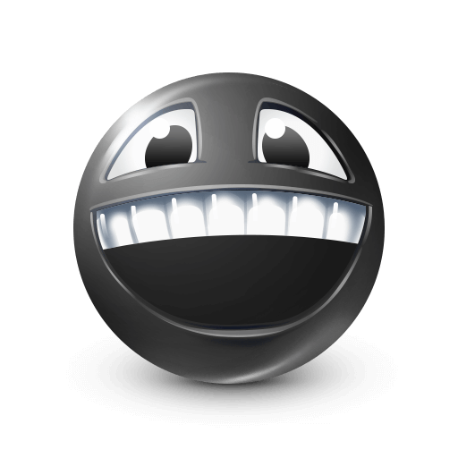 Smiling Black Emoji