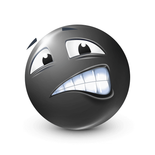 Shocked Blue Face Emoji