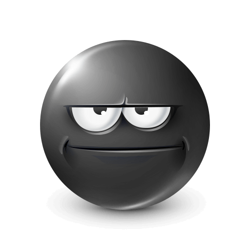 Unhappy Blue Emoji