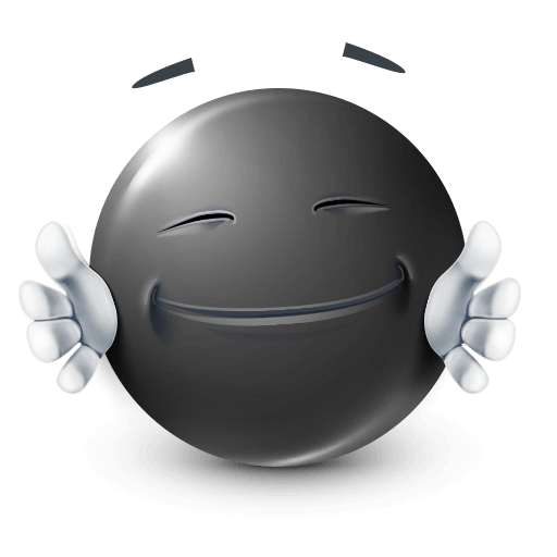 Black Emoji Asking for a Hug 