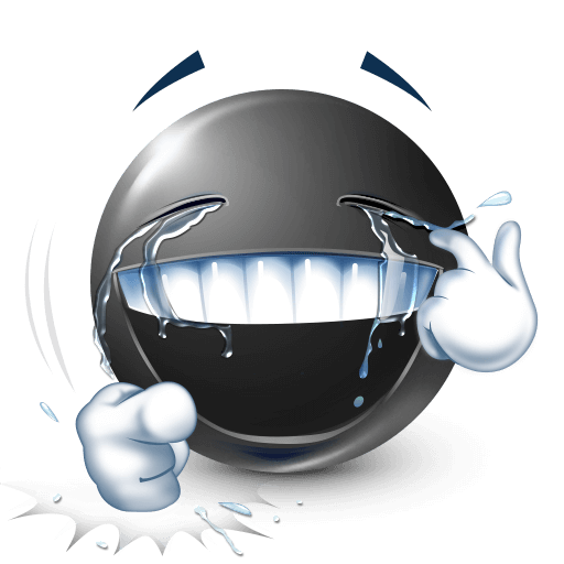  Laughing So Hard Black Emoji