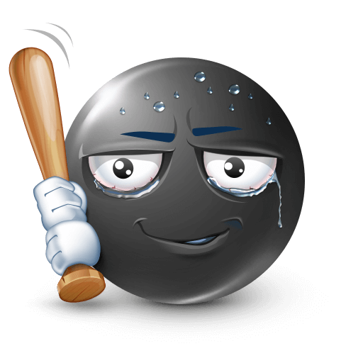 Scared Black Emoji
