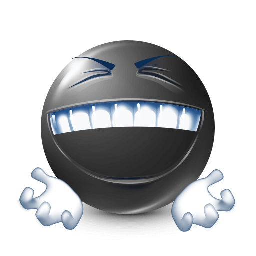 Laughing Black Emoji