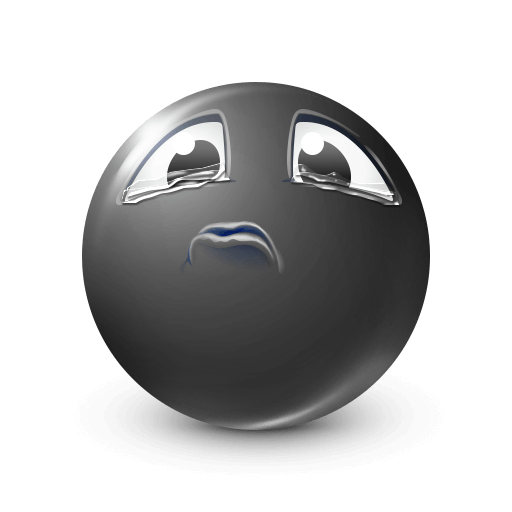 Crying Black Emoji