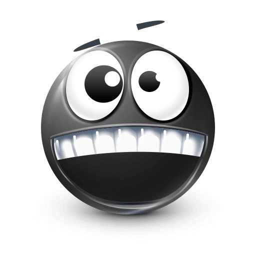 Goofy Black Face Emoji