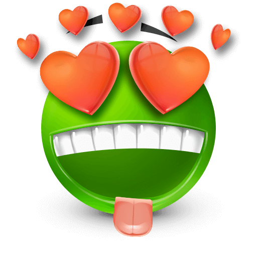   wild green love face









