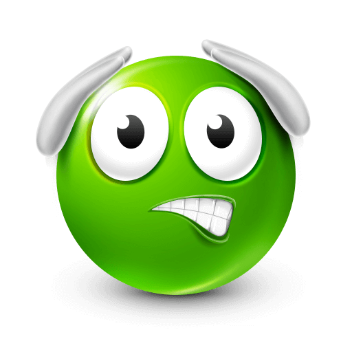 green regret face