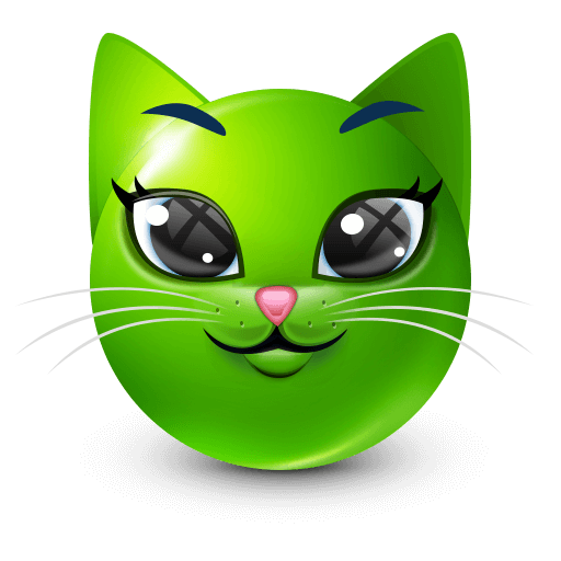 green cat emoji









