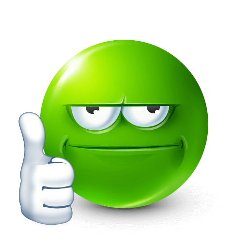green approval emoji









