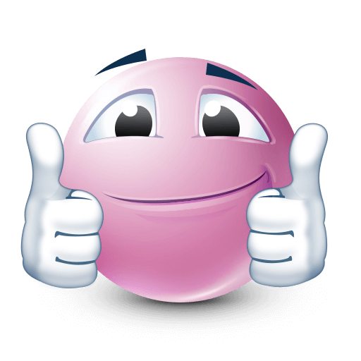 pink double thumbs





