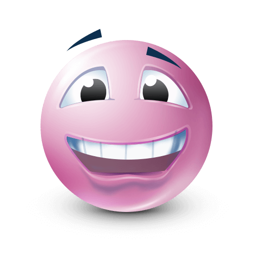 raised brow pink face