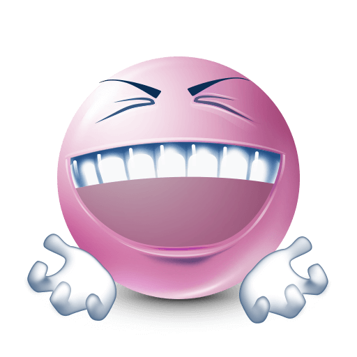 Pink Giggles Emoji