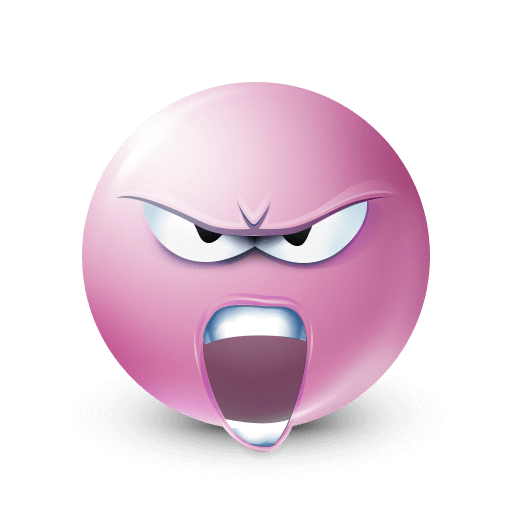 Pink Rage Face