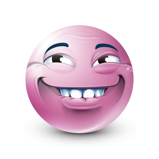 funny pink face