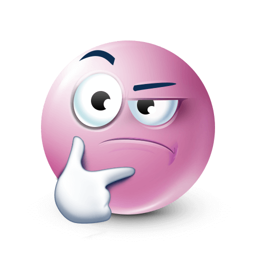 pink thinking face









