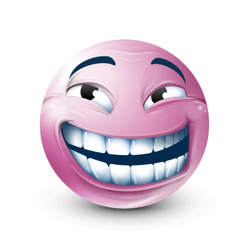 playful pink troll