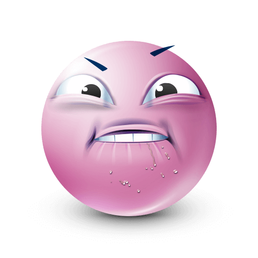 tired pink emoji









