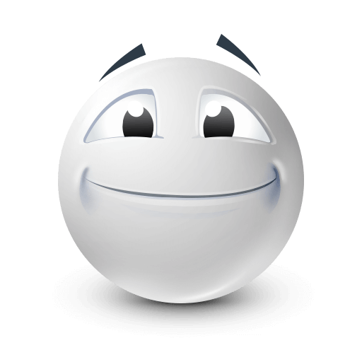 soft smiling emoji