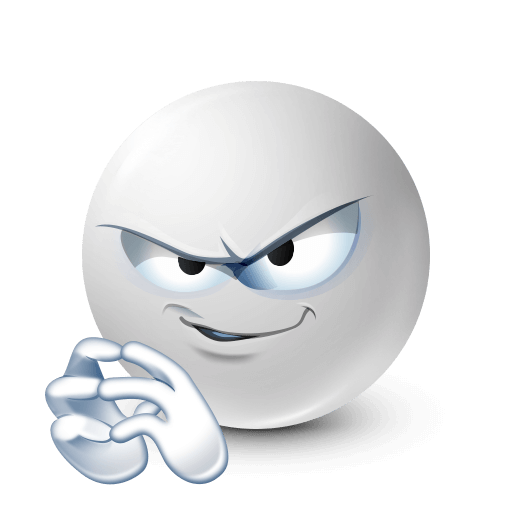 sneaky white face