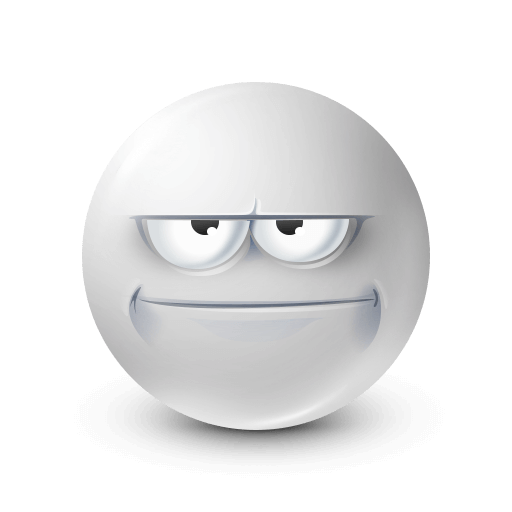 unhappy blue face