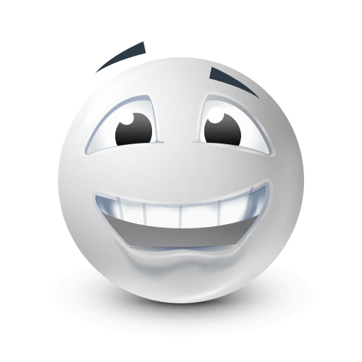 raised brow smiley