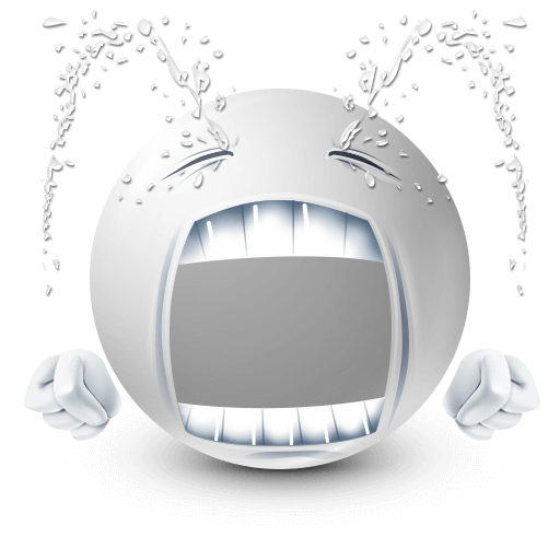 emotional white crying emoji