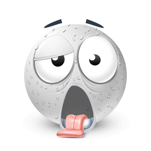 tired face emoji