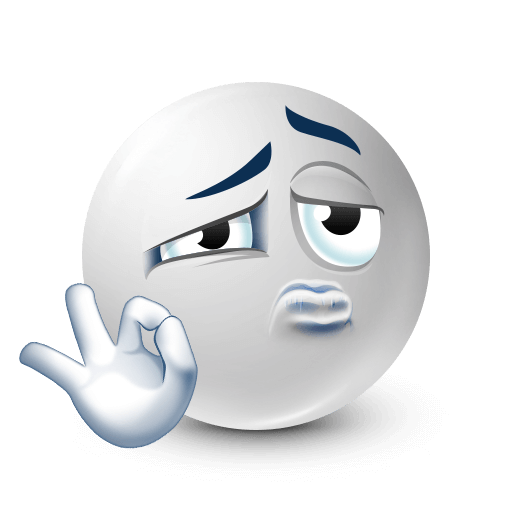 white hand making OK gesture