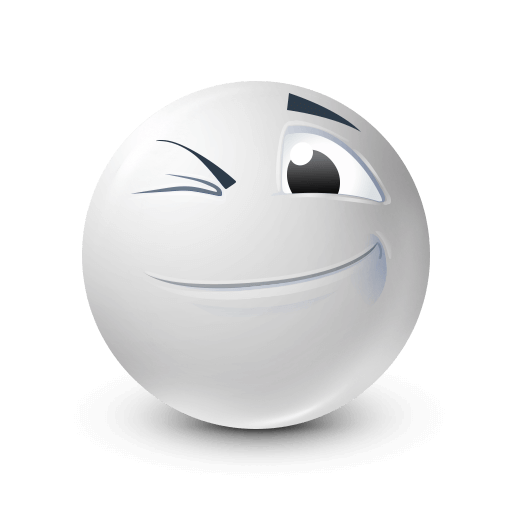 playful white wink emoji
playful white wink emoji