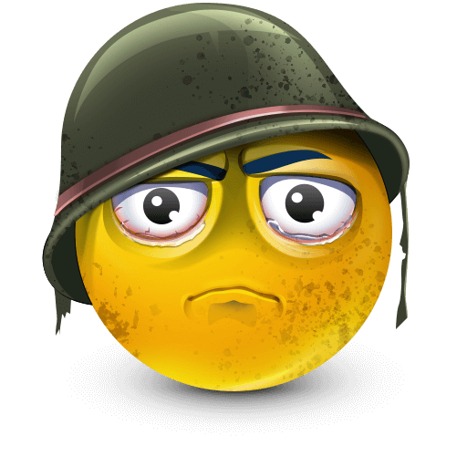 Thousand Yard Stare Emoji
